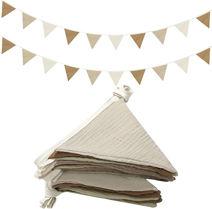 Oudain 15.5 ft Pennant Banner Flags, Each 7.75 ft by Oudain