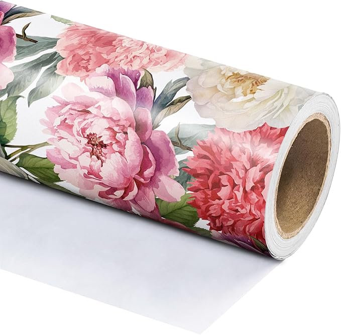 WRAPAHOLIC Floral Wrapping Paper Roll - Image 3