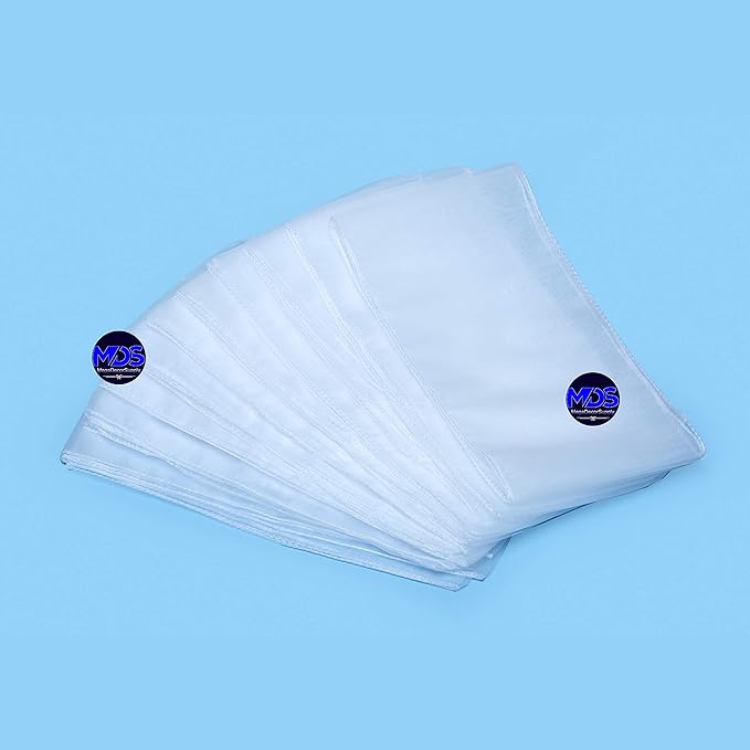 MDS Pack of 10 PCS Organza Chair Sashes Wider Dining Chair Bows Ribbon Tie Back - Image 5