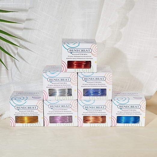 BENECREAT 17 Gauge Jewelry Craft Aluminum Wire 380 Feet Bendable Metal - Image 7
