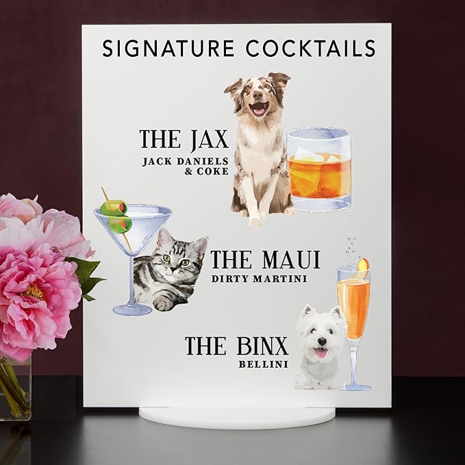 Pet Signature Drink Wedding Signs - Image 2