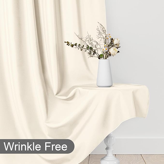 DWCN 10x7 FT Champagne Backdrop Curtains - Image 5