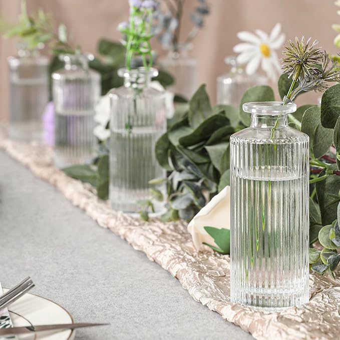 Glass Bud Vases Set of 20, Living Bud Vases, Small Bud Vase in Bulk, Mini - Image 2