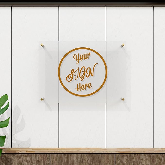 Large Custom Business Logo Sign, Personalized Acrylic Store Front Sign by TOPRAKCREATIVE