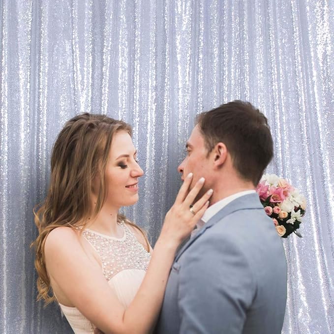 SquarePie Sequin Backdrop Curtain Not See Through Background - Image 4