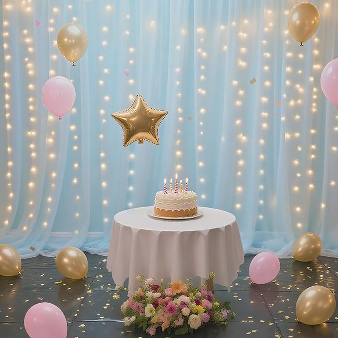 Ledido 10×10ft Tulle Backdrop Curtains - Image 7