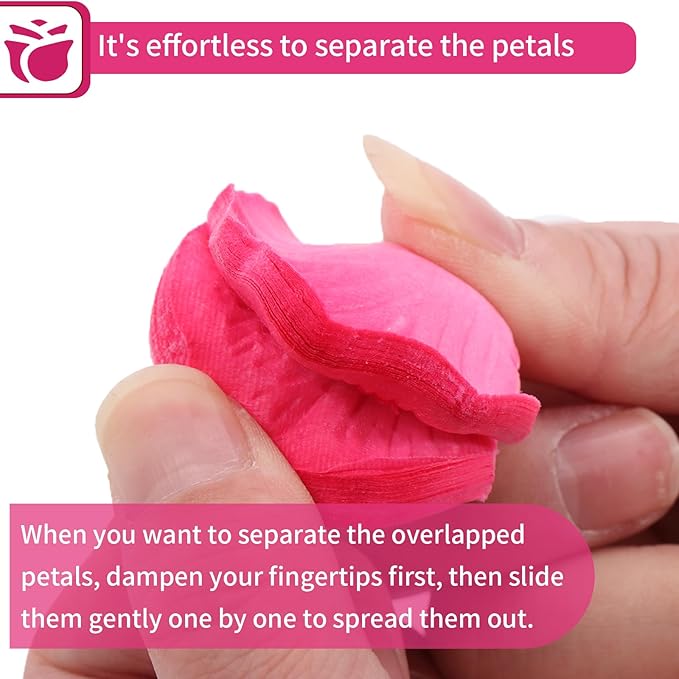 1000 Pcs Artificial Fake Rose Petals, Flower Petals - Image 4