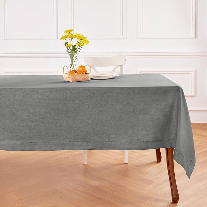 Solino Home Linen Tablecloth 60 x 108 Inch by SolinoHome