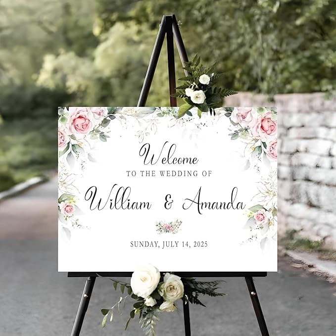 Welcome To Our Rustic Wedding Decor by Jewelry