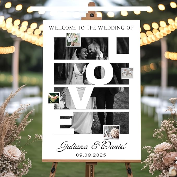 Personalized Wedding Welcome Sign - Image 3