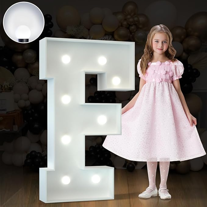 Marquee Letters 3 Feet Tall Large Light Up Letters Baby Shower Decorations by Letsmakeitimpressive