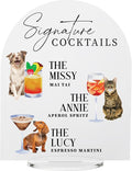 Pet Signature Drink Wedding Signs by Elation+Factory+Co.