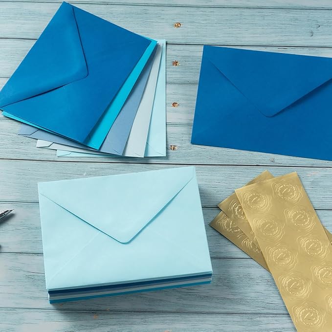 50 Pack Colored A6 Invitation Envelopes 4x6 - Image 4