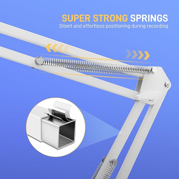 MAONO Boom Arm Microphone Stand: Adjustable Metal Suspension Mic Boom Arm - Image 5