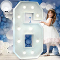 Marquee Numbers 4 Feet Tall Big Light Up Numbers 6th 16th 60th Happy Birthday by Letsmakeitimpressive