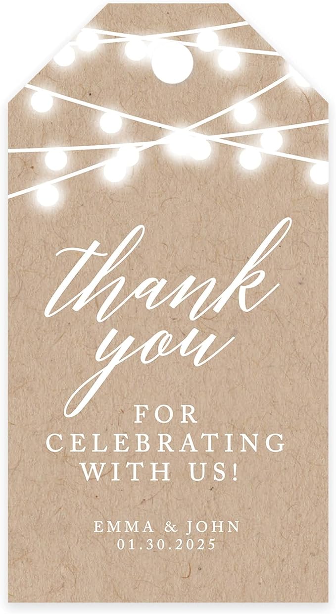 Andaz Press 100-Pack Personalized Thank You by AndazPress