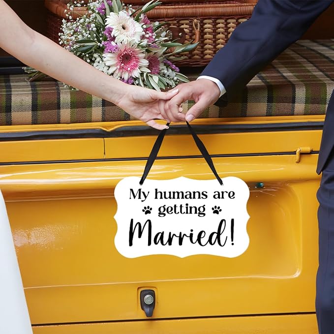 Acrylic Wedding Sign, Ring Bearer Sign, - Image 4