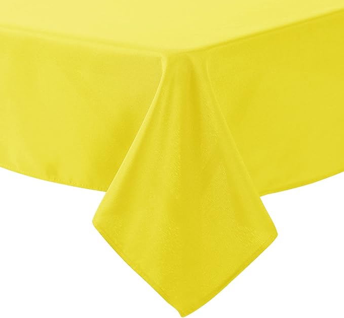Cupuamon Square Tablecloth 52x52 inch Washable Polyester Fabric Table Cloth - Image 5