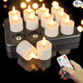 HL Rechargeable Waterproof Tea Lights, 100H+ Highly Bright Led Flameless Candles by HLHappinessLight
