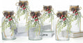 Set of 6 Xmas Decor Vases Christmas Centerpieces by Houmury