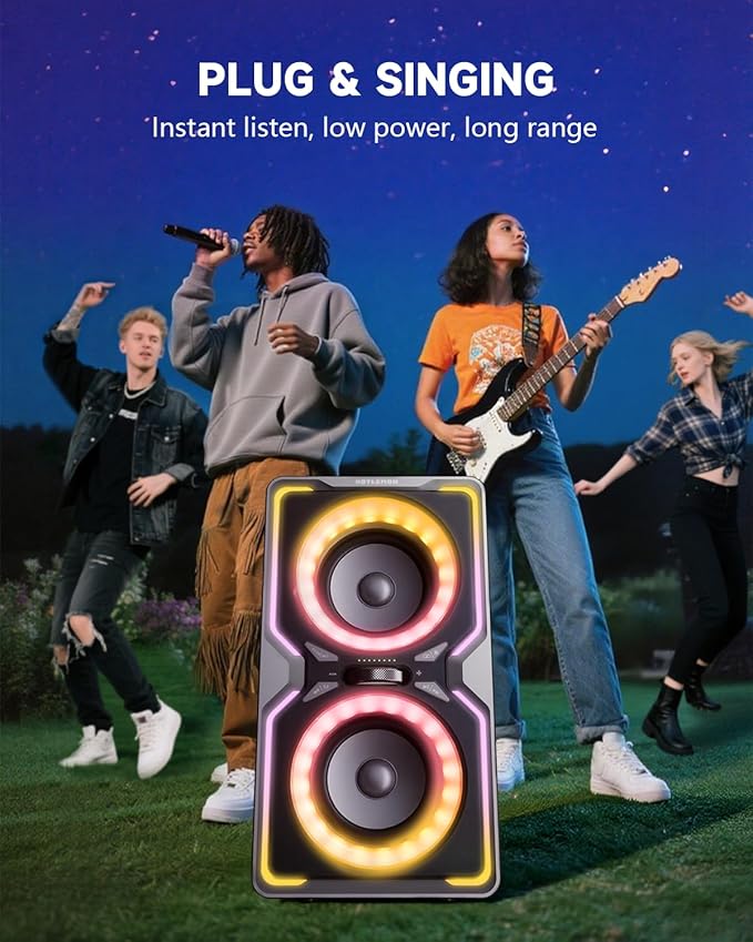 Hotlemon Large Bluetooth Speaker: 240W Peak Powerful Loud Sound - Image 8