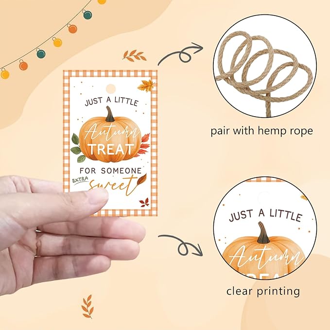 50pcs Thanksgiving Gift Tags - Image 3
