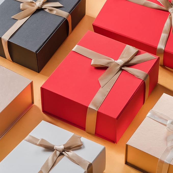 LIFELUM Christmas Gift Boxes 5 Pack 13.85 x 8.35 x 4.45 inch Christmas Gift - Image 5
