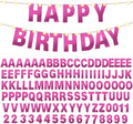 TaoBary 112 Pcs DIY Letter Kit Glitter Customizable Banner Letters Include 107 by TaoBary