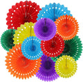 ZOOYOO Hanging Paper Fans Party Decorations, Colourful Ceiling Decor by ZOOYOO