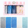 Confect Blue Sprinkles Mix – 5 Shades of Blue by CONFECTTHECAKEDECORATINGCO