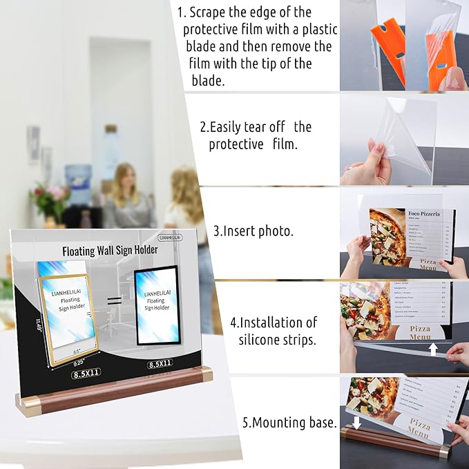 Acrylic Sign Holder 8.5 x 11 - Image 8