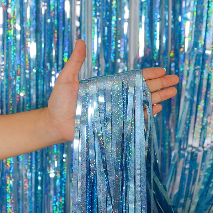 Foil Fringe Curtains Party Decorations - Image 2