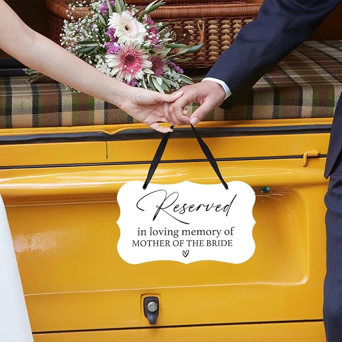 Acrylic Wedding Sign, Ring Bearer Sign, Reserved Seating Signs, - Image 4