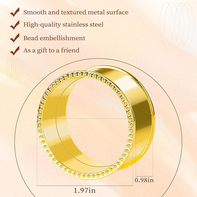 12 Pcs Stainless Steel Bead Side Napkin Rings Delicate Serviette Buckles - Image 2