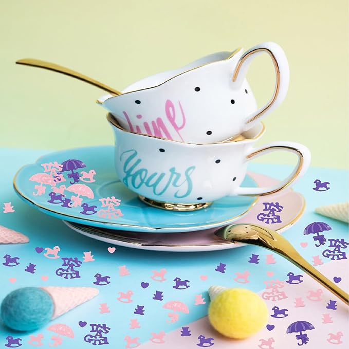 Confetti Girl Sequins Table Confetti Metallic Foil Sprinkles or DIY - Image 4