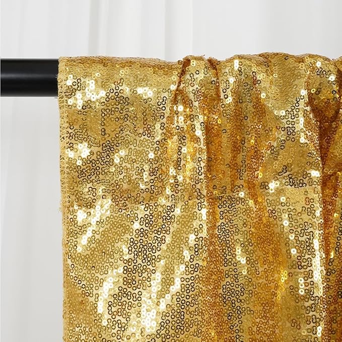 SquarePie Sequin Backdrop Curtain Less See Through Thick Background - Image 8