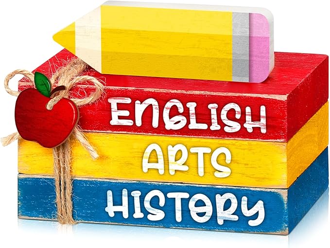 4 Pcs Back to School Table Decorations First Day of School Tiered Tray by Anglechic