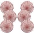 Pink Birthday Decorations, DIY Pink Paper Fans Hanging Decoration, Party by BARTHEW