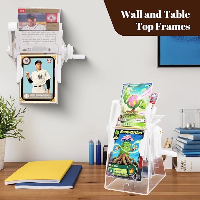 24-Slot Card Flip Book Display Stand, Trading Card Holder - Image 4