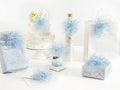 HUIHUANG Blue Bows for Gift Wrapping Burst Curly Gift Bows 5 inch x 8 Counts by HUIHUANG
