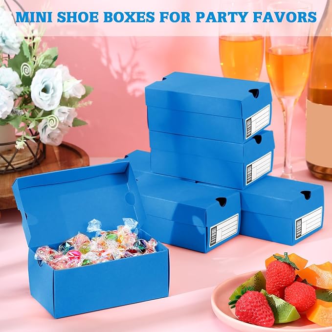 12 Sets Mini Sneaker Boxes for Party Favors Mini Shoe Gifts Boxes 4.7 x 2.5 x 2 - Image 4