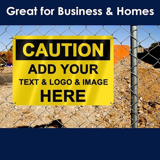 Custom Caution Signs Outdoor Metal - Image 2