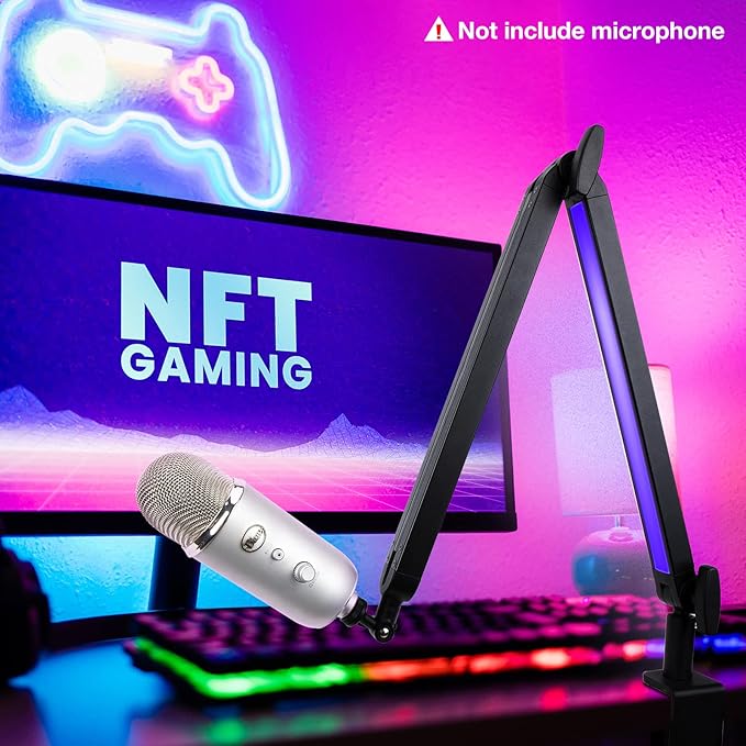 Boom Arm with RGB Light - Image 5