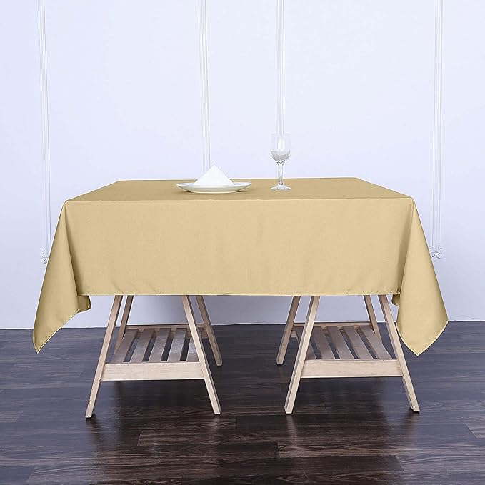 Efavormart 70" Premium Square Polyester Tablecloth by efavormart