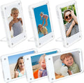 6 Pack Acrylic Magnetic Picture Frames 2x3, Refrigerator and Desktop Photo by Unknown