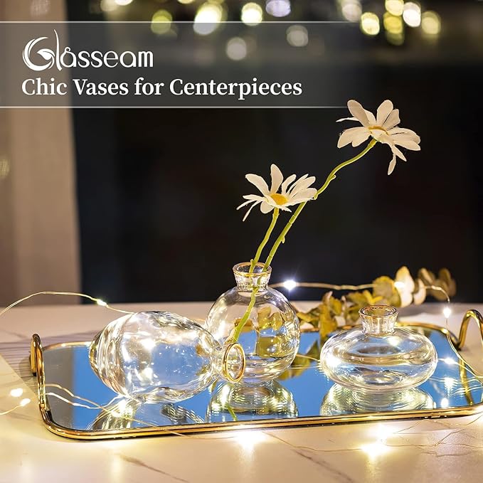 Glass Bud Vase for Centerpieces - Image 5