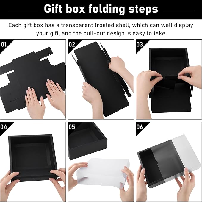 Roowest 50 Sets Kraft Soap Boxes Rectangle Packaging Box - Image 4