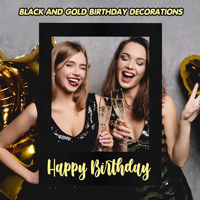 32 x 24 Inch Large Photo Booth Props Picture Frame Happy Birthday Party Frame - Image 6
