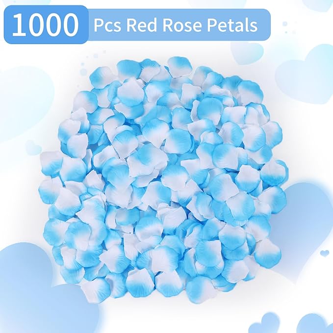1000 Pcs Artificial Fake Rose Petals, Flower Petals - Image 2