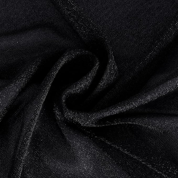 Black Fall Halloween Elegant Arch Draping Fabric Outdoor 1 Panel 29" × 20Ft - Image 4